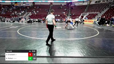 172 lbs Consy Rd I - Jaden Crockett, Cathedral Prep vs Nicholas Rohal, Connellsville