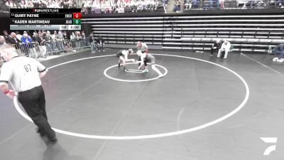 3A 144 lbs Champ. Round 1 - Kaden Martineau, Juab vs Quirt Payne, Emery