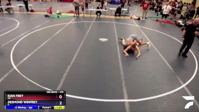 175 lbs Cons. Round 2 - Kian Frey, ND vs Desmond Winfrey, IL