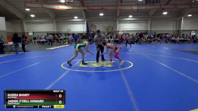 110 lbs Champ. Round 1 - Jaiden O`Dell Howard, NORTHMONT vs Audra Bandy, ALLIANCE