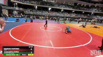 6A 107 lbs Quarterfinal - Margarita Norez, El Paso Montwood vs Navidad Martinez, Klein