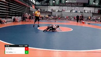 54-58 lbs Cons. Round 1 - Walker Kelley, Palmyra Youth Wrestling Club vs Aaron Munks, SOTC