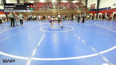86 lbs Round Of 16 - Sam Sudduth, HARDING ACADEMY vs Jax Patten, Bristow
