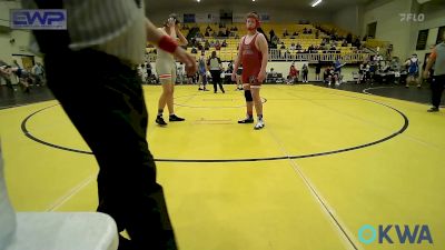 195 lbs Consi Of 4 - Colton Coffey, Fort Gibson Youth Wrestling vs Nolan Ross, Coweta JH