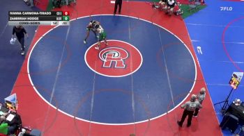 182 lbs Consolation - Ivanna Carmona-Tirado, CD East vs Zamirrah Hodge, Albert Gallatin