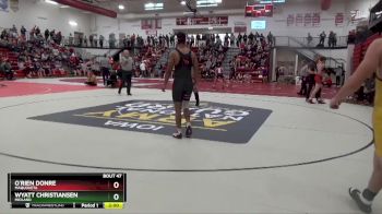 165 lbs Champ. Round 1 - Wyatt Christiansen, Midland vs O`Rien Donre, Maquoketa