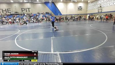 42 lbs Quarterfinal - Miles Dutch Bringhurst, Westlake vs Wynn Jackson, Morgan