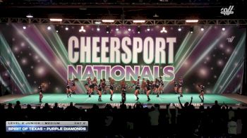Spirit of Texas - Purple Diamonds [2026 L2 Junior - Medium Day 2] 2026 CHEERSPORT National All Star Cheerleading Championship