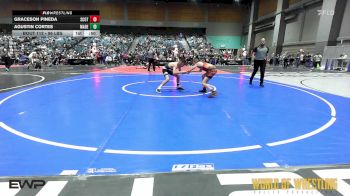 96 lbs Consi Of 8 #1 - Graceson Pineda, Scotsmen Wrestling Club vs Agustin Cortes, Madera Wrestling Club