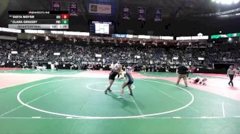 142 lbs Quarterfinal - Clara Grigsby, PWCA vs Taeya Moyer, ARC3