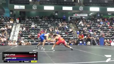 110 lbs 1st Place Match - Cruz Little, VA vs Joseph Leick, IA