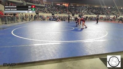 101 lbs Consi Of 32 #1 - Zian Euchler, Sulphur vs Jacob Taylor, Sapulpa Jr High