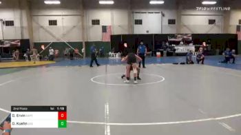 115 lbs Consolation - Dorian Ervin, Raptor Wrestling Club vs Orrin Kuehn, 2 Tuff Gym