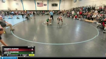 112-115 lbs Round 3 - Jadyn Holbrook, Kelly Walsh vs Avianca Guzman, Laramie