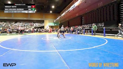 220 lbs Round Of 16 - Wesley Boyd, South Medford Mat Club vs Max Solorio Guzman, Windsor Wrestling Club