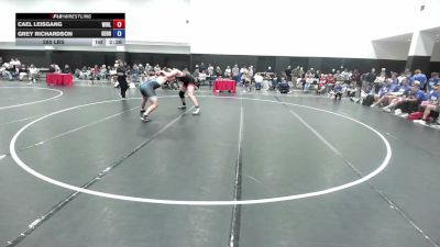 285 lbs Cael Leisgang, Wisconsin Blue vs Grey Richardson, Georgia
