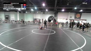 58 lbs Rr Rnd 1 - Maven Rankin, Ocrtc vs Violet Williams, DUB Wrestling