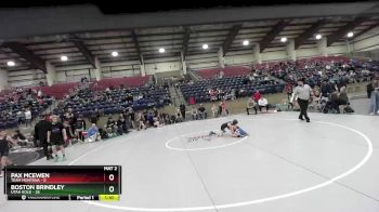 67 lbs Champ Round 1 (16 Team) - Boston Brindley, Utah Gold vs Pax McEwen, Team Montana