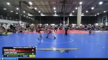 80 lbs Champ. Round 3 - Elias Taylor, Raleigh Area Wrestling vs Ayden Bryson, North Carolina Wrestling Factory