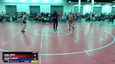 125 lbs Placement Matches (8 Team) - Luke Jones, Kansas vs Emmitt Henley, Virginia