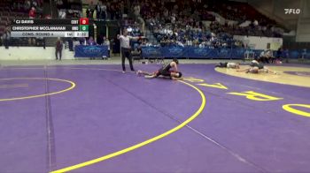 133 lbs Cons. Round 4 - Christopher McClanahan, Nebraska Wesleyan vs Cj Davis, Central