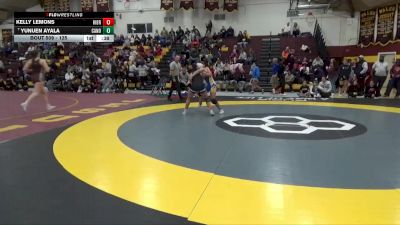 125 lbs Cons. Round 5 - Yunuen Ayala, Canon-McMillan vs Kelly Lemons, Hilliard Bradley