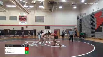 132 lbs Consolation - Bryn Hess, Warwick vs Michael Beers, Central Dauphin