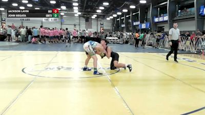 126 lbs Rr Rnd 2 - Jackson Lavin, Indiana Outlaws Yellow - HSB vs John Segata, GT Zilla - HSB