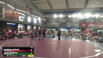 132 lbs Placement Matches (16 Team) - Kameron Stiffler, Assassins Pink vs Asher Neubaur, Storm Center