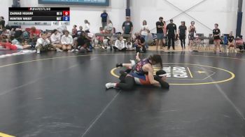 53 lbs Rr Rnd 2 - Zainab Hijawi, NC United - W vs Winter West, Mat Demon - W