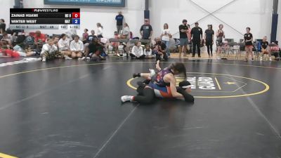 53 lbs Rr Rnd 2 - Zainab Hijawi, NC United - W vs Winter West, Mat Demon - W