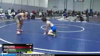 133 lbs Cons. Round 2 - Scott Reagan, Elizabethtown College vs Frank DiEsso, Muhlenberg College