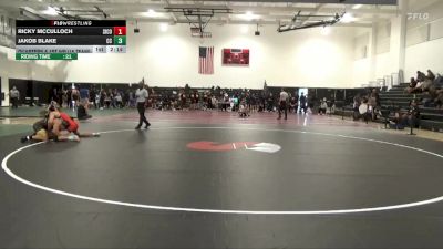 174 lbs Quarters & 1st Wb (16 Team) - Ricky McCulloch, Sierra College vs Jakob Blake, Chabot College
