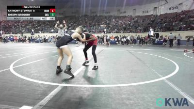 75 lbs Round Of 32 - Anthony Stewart II, Midwest City Bombers Youth Wrestling Club vs Joseph Gregory, Shelton Wrestling Academy