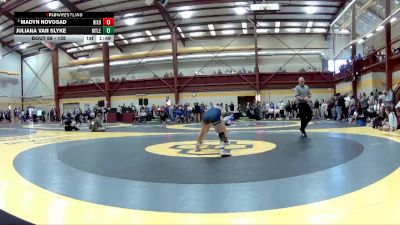 135 lbs Champ. Round 1 - Juliana Van Slyke, Mt. Lebanon vs Madyn Novosad, Bixby