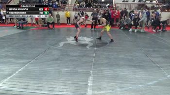 135_B lbs Final - Mason Johnson, Mechanicsburg vs Rockson Ryer, Pine-Richland