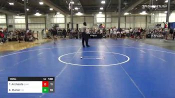 132 lbs Rr Rnd 1 - Markel Baker, Quaranteam 2020 vs Elijah Munoz, The Nook