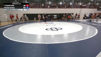 79 kg Champ. Rd Of 128 - Carter Baer, Bearcat Wrestling Club vs Holden Garcia, NJRTC