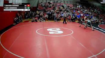 160 lbs Cons. Round 3 - Alec Anderson, Pine-Richland Hs vs Graysen Gardner, West Allegheny Hs
