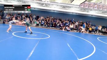 132 lbs Round 2 - Zac Snow, Lincoln Southwest vs Jacob Weiler, Kearney