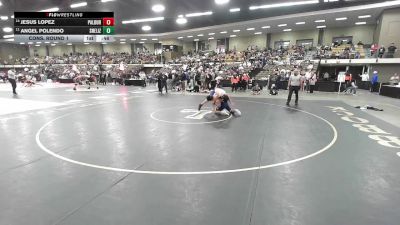 165 lbs Cons. Round 1 - Jesus Lopez, Amarillo Palo Duro vs Angel Polendo, San Elizario
