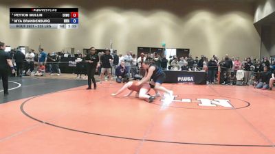 235 lbs Semis - Peyton Mullin, Crown City Wrestling Club vs Mya Brandenburg, Michigan Wrestling Academy