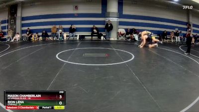 210 lbs Round 3 (8 Team) - Mason Chamberlain, U2 Uprising Black vs Rion Lena, CTWHALE