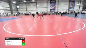 145 lbs Consi Of 32 #2 - Mason Rider, OH vs Eli Thomas, NC