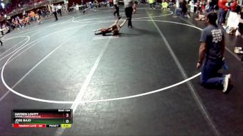 53 lbs Cons. Round 2 - Jose Bajo, 2TG vs Hayden Lovitt, Waverly Wrestling Club