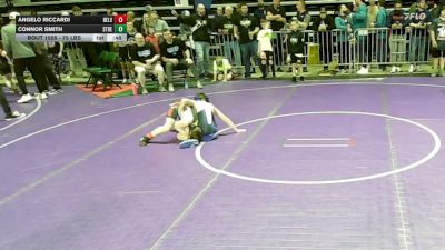 75 lbs Round Of 32 - Angelo Riccardi, Belvidere Braves vs Connor Smith, Streaks Wrestling Club