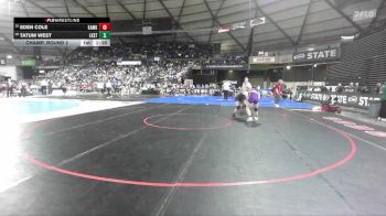 Girls 4A 135 lbs Champ. Round 2 - Tatum West, Lake Stevens (Girls) vs Eden Cole, Kamiak (Girls)