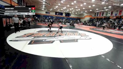 157 lbs Cons. Round 2 - LaTravion Agu, Buena Vista vs Briar Ivey, Wisconsin-Eau Claire