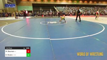 54 lbs 3rd Place - Madilyn Bauman, Kodiak Attack vs Raeghan Rivera, FLOW Academy