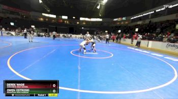 106 lbs Quarterfinal - Derek Wade, Sahuarita High School vs Owen Ostroski, Mountain View Marana